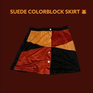SUEDE SKIRT